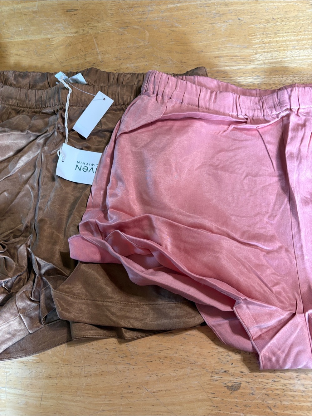 Talbots Haven Well Within sleep  Shorts in Dusty Pink and Bronze